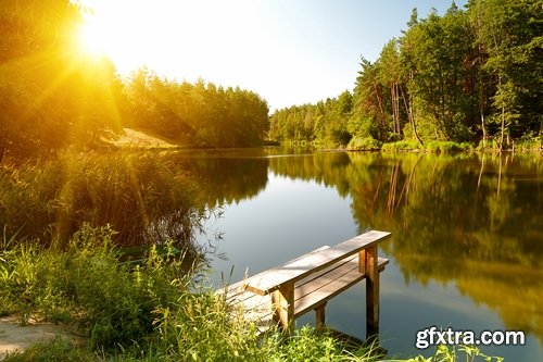 Beautiful landscape at sunrise and sunset - 25 HQ Jpg