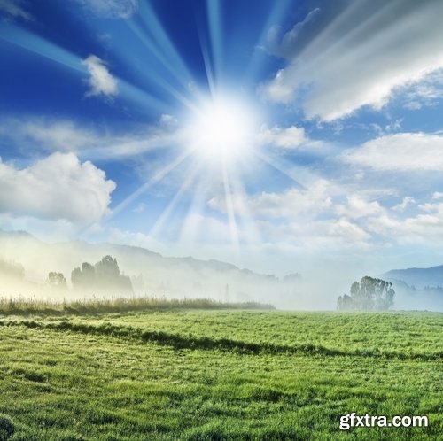 Beautiful landscape at sunrise and sunset - 25 HQ Jpg