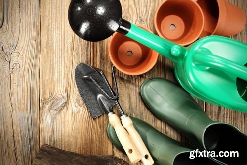 Stock Photos - Desk & Garden Equipment