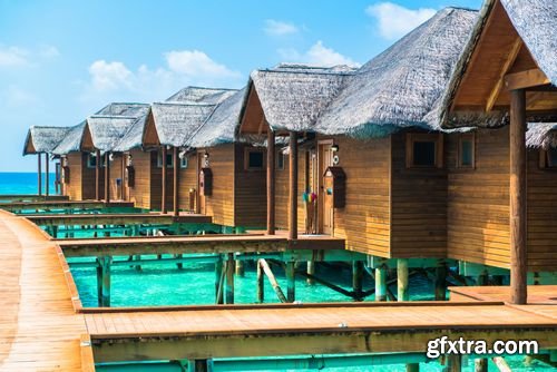 Stock Photos - Overwater Bungalows