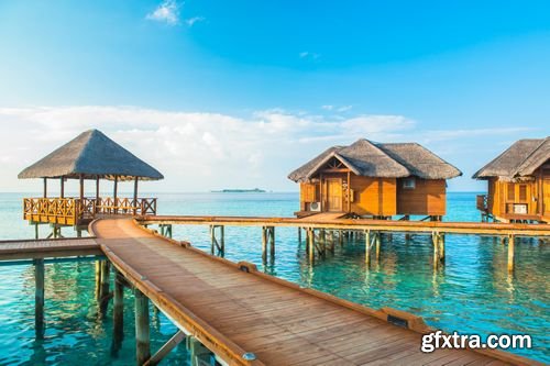 Stock Photos - Overwater Bungalows