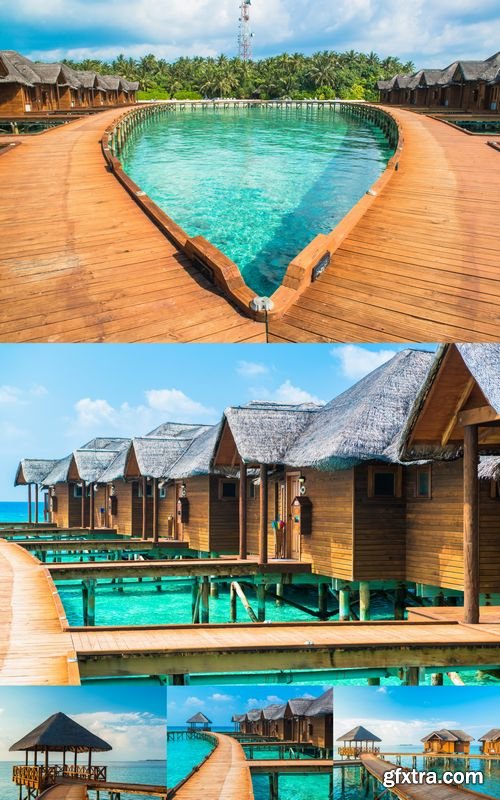 Stock Photos - Overwater Bungalows