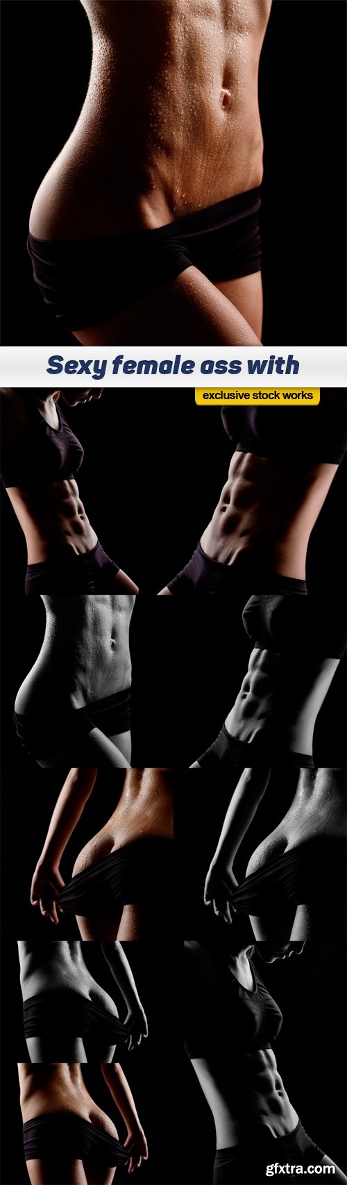 Sexy female ass with - 10 UHQ JPEG