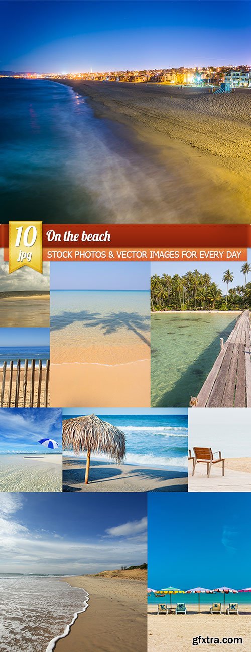 On the beach, 10 x UHQ JPEG