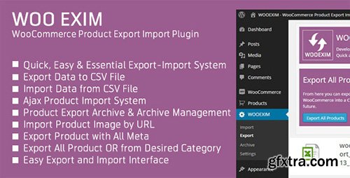 CodeCanyon - WOOEXIM v1.0 - WooCommerce Product Export Import Plugin CodeCanyon - WOOEXIM v1.0 - WooCommerce Product Export Import Plugin