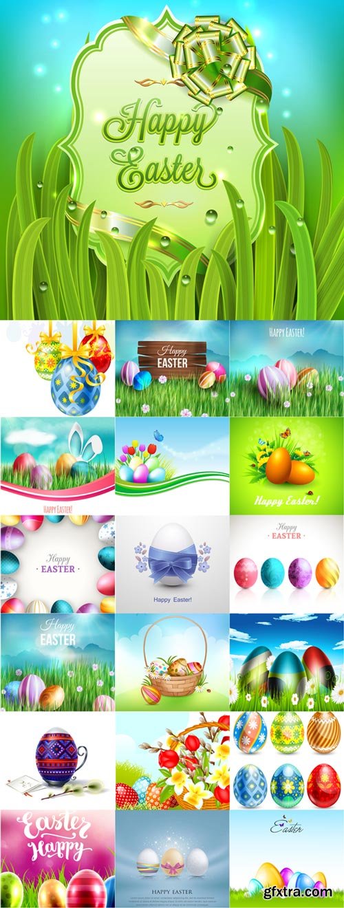 Happy Easter vector 2