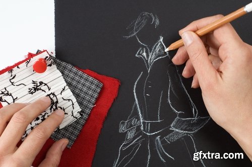 Fashion designer create tailor clothes - 25 HQ Jpg