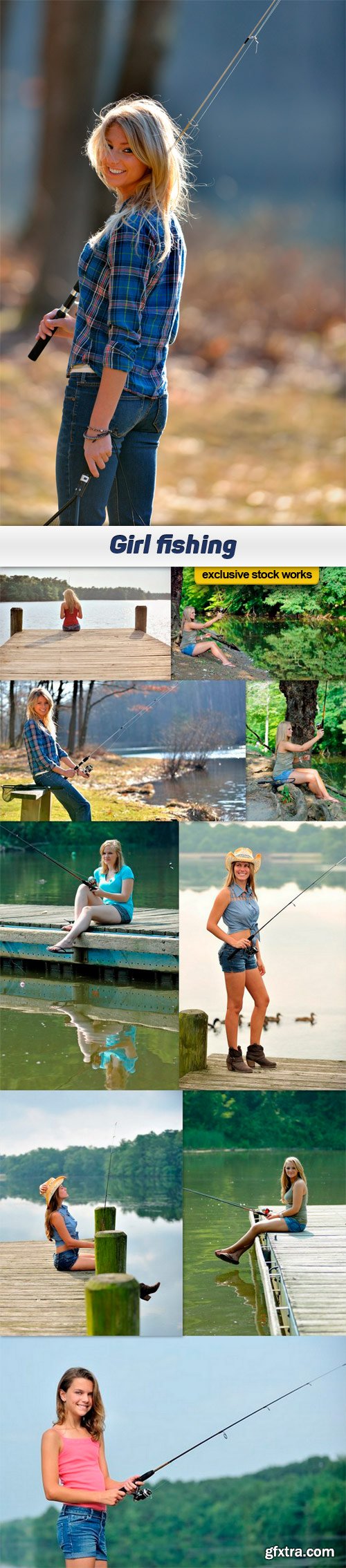 Girl fishing - 10 UHQ JPEG