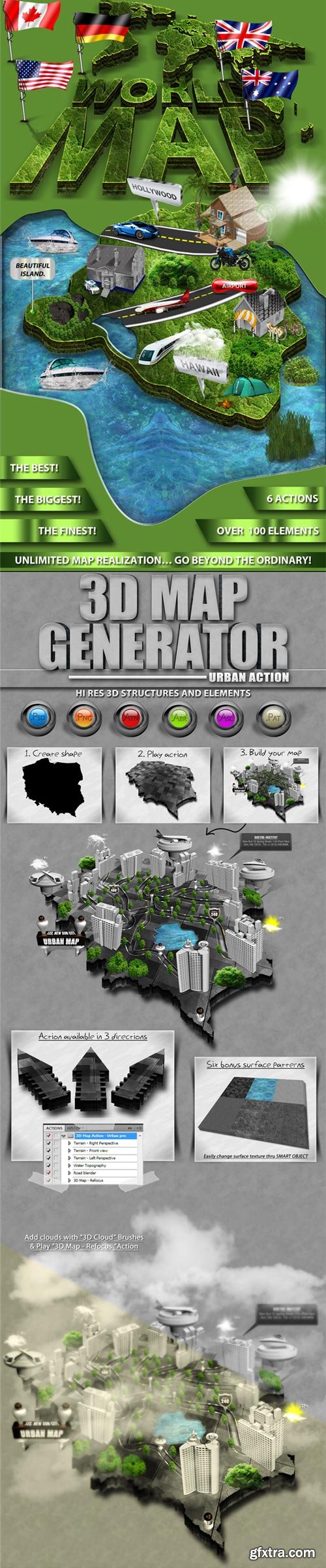 All Charles Brown's 3D Map Maker Bundle