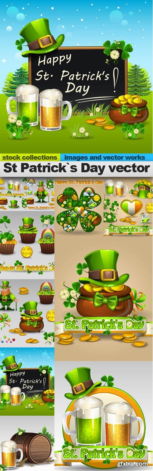 St Patrick`s Day vector, 10 x EPS