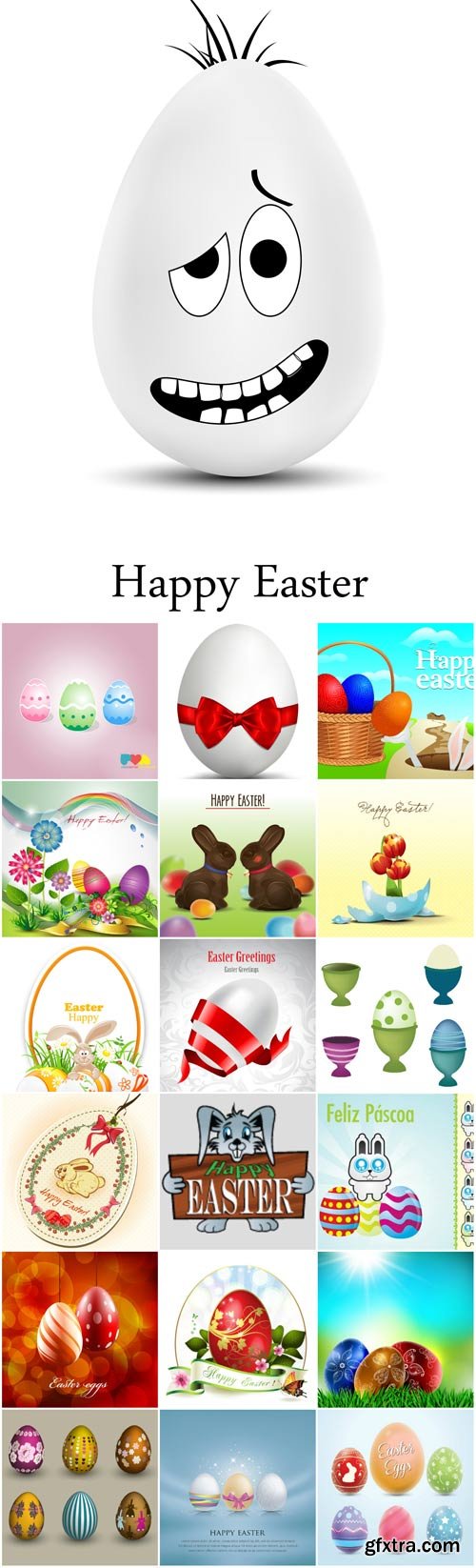 Easter backgrounds and cards vector - 2 Easter backgrounds and cards vector - 2
