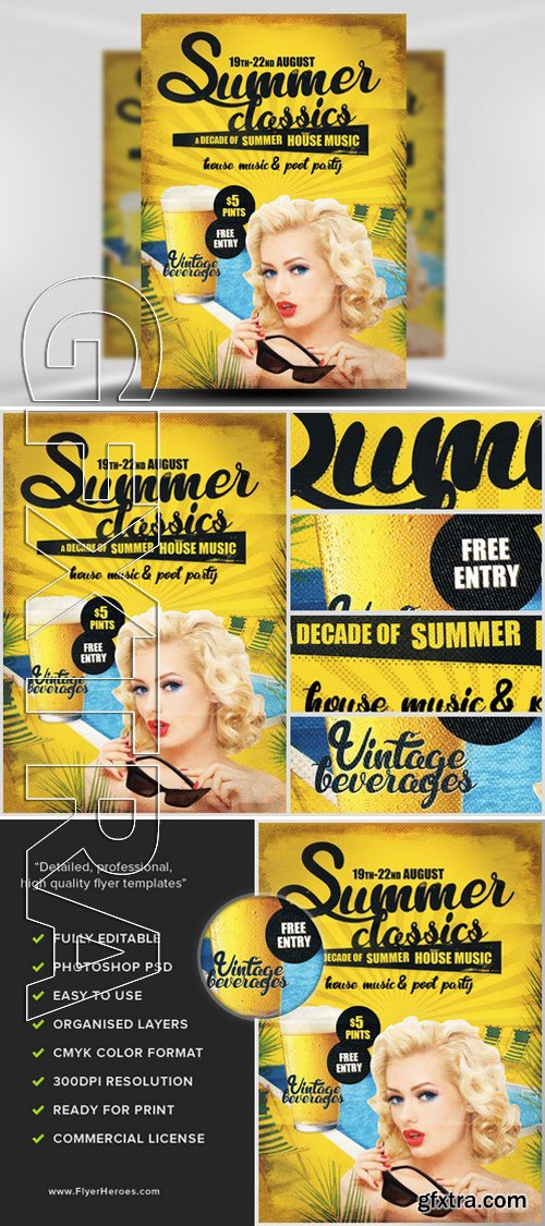 Summer Classics Flyer Template