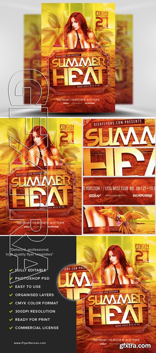 Summer Heat Flyer Template