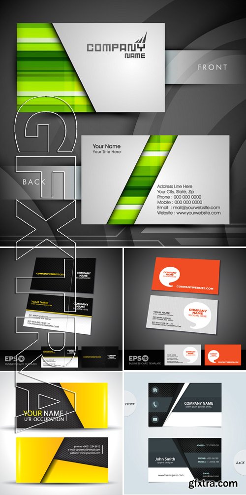 Stock Vectors - Business Cards 16