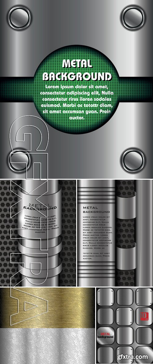 Stock Vectors - Metal Texture 8