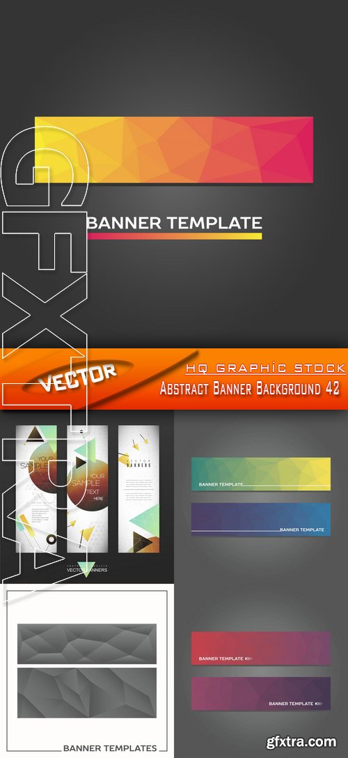 Stock Vector - Abstract Banner Background 42