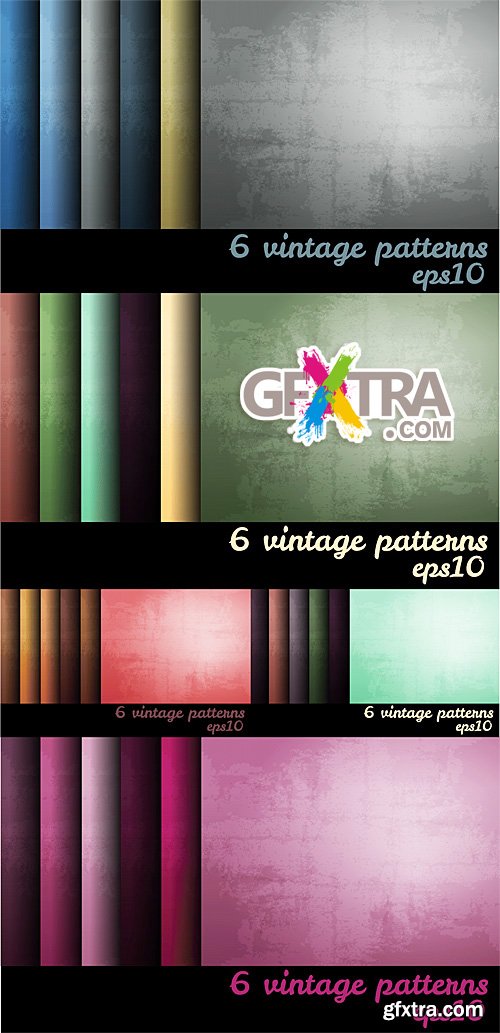 Vintage grunge blank patterns