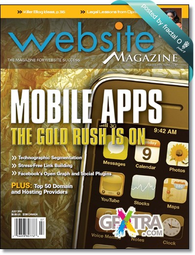 Website Magazine: Best Mobile Apps | July 2010 | 13.85MB | HF-ES-RS-DF