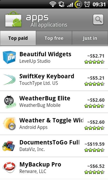 All Android Paid Apps A to Z (2011)