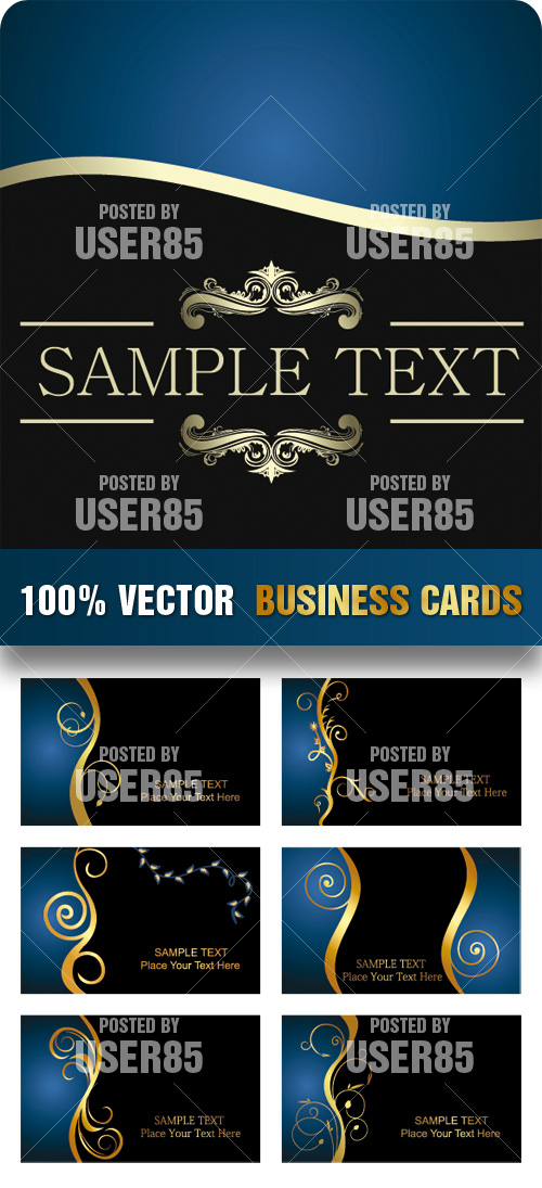 Stock Vector - Business Cards Stock Vector - Business Cards