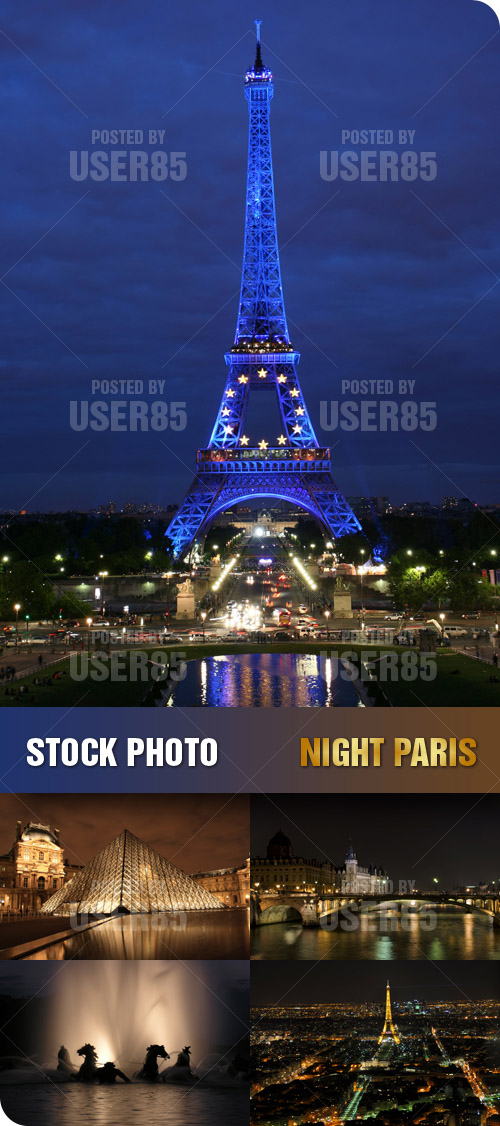Stock Photo - Night Paris Stock Photo - Night Paris