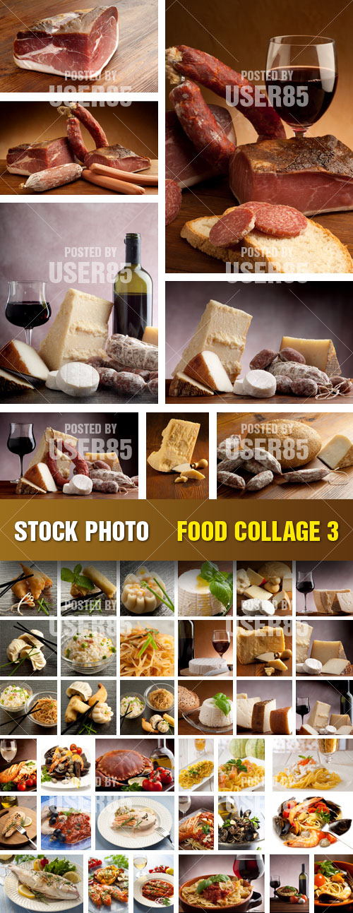Stock Photo - Food Collage 3