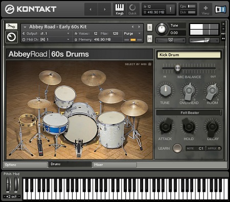 Native Instruments Abbey Roads Drummer 60s HYBRID KONTAKT 5 Native Instruments Abbey Roads Drummer 60s HYBRID KONTAKT 5