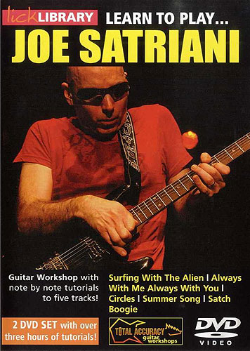 Lick Library - Learn to play Joe Satriani with Andy James 2 DVD Lick Library - Learn to play Joe Satriani with Andy James 2 DVD