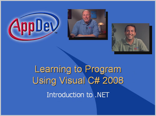 AppDev: Learning to Program Using Visual C# 2008