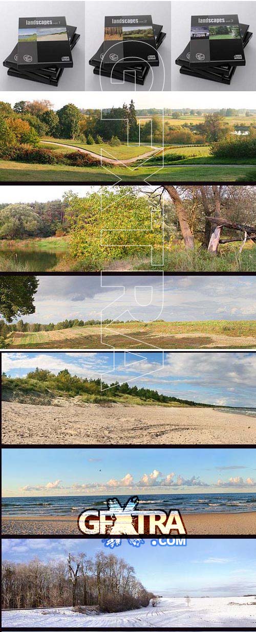 Evermotion Landscapes Vol.1 2 3