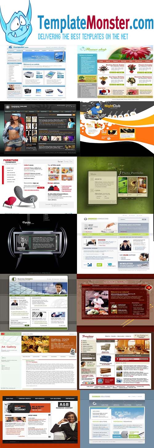 Template Monster Collection (7000 to 9000)