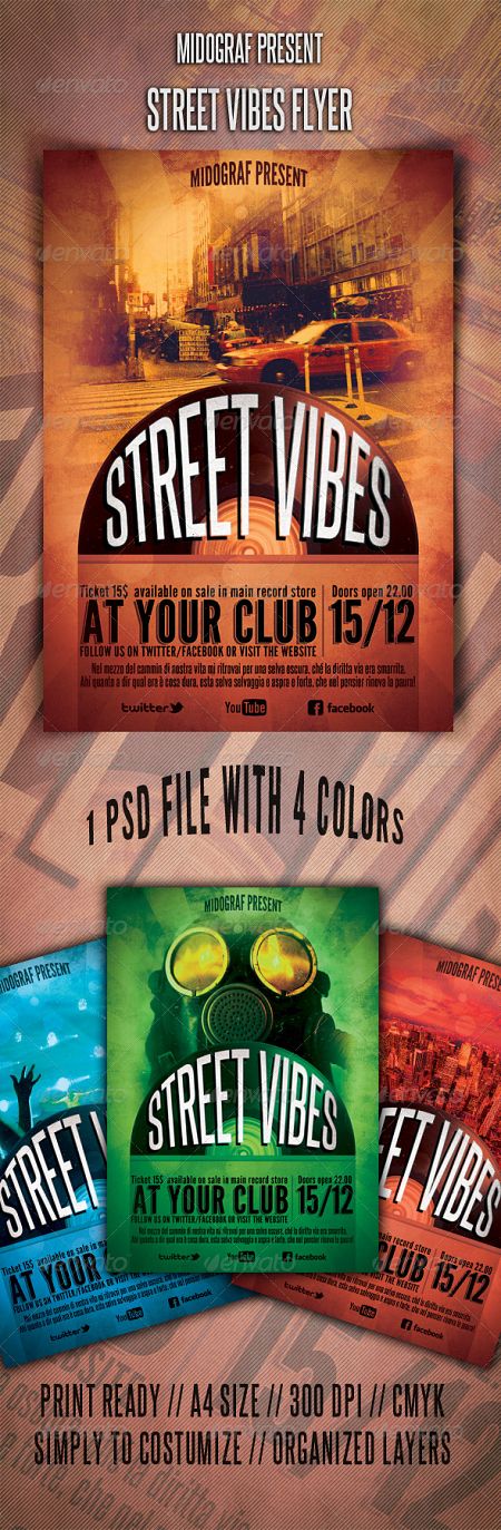 GraphicRiver - Street Vibes Flyer