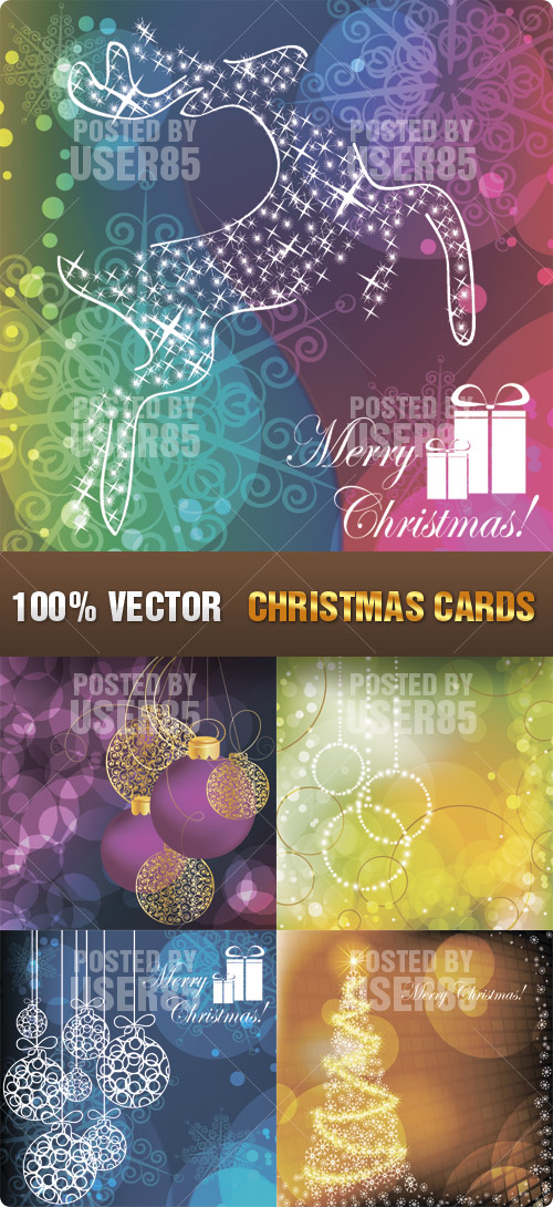 Stock Vector - Christmas Cards