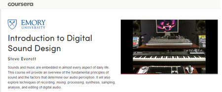 Emory University: Coursera - Introduction to Digital Sound Design Emory University: Coursera - Introduction to Digital Sound Design