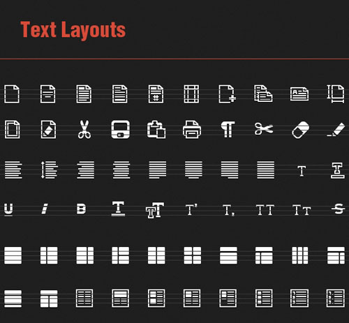 60 Vector Icons with Text Layouts 60 Vector Icons with Text Layouts