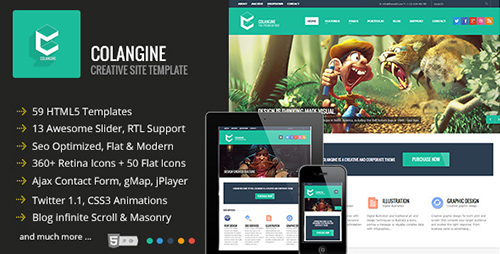 ThemeForest - Colangine v1.6- Creative Flat HTML5 Template ThemeForest - Colangine v1.6- Creative Flat HTML5 Template