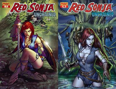 Red Sonja Unchained #1-4 (2013) Complete Red Sonja Unchained #1-4 (2013) Complete