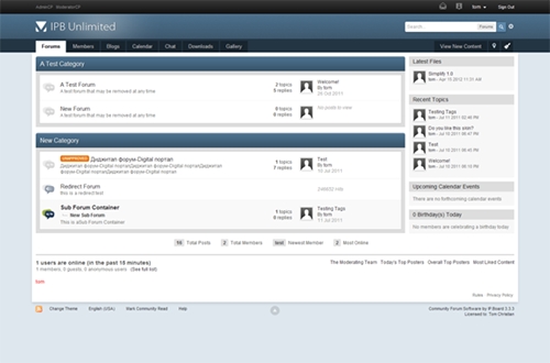 TomChristian - IPB Unlimited v1.0.12 Skin forIP Board v3.4.5 TomChristian - IPB Unlimited v1.0.12 Skin forIP Board v3.4.5