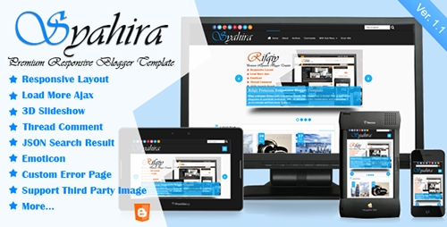 ThemeForest - Syahira v1.10 - Responsive Blogger Template ThemeForest - Syahira v1.10 - Responsive Blogger Template