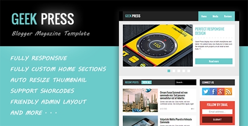 ThemeForest - Geek Press v1.2 - Responsive News & Magazine Template ThemeForest - Geek Press v1.2 - Responsive News & Magazine Template