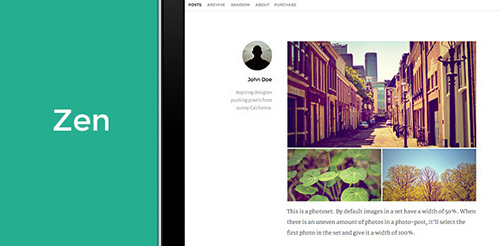 ThemeForest - Zen v1.4 - A Premium Theme for Tumblr. ThemeForest - Zen v1.4 - A Premium Theme for Tumblr.