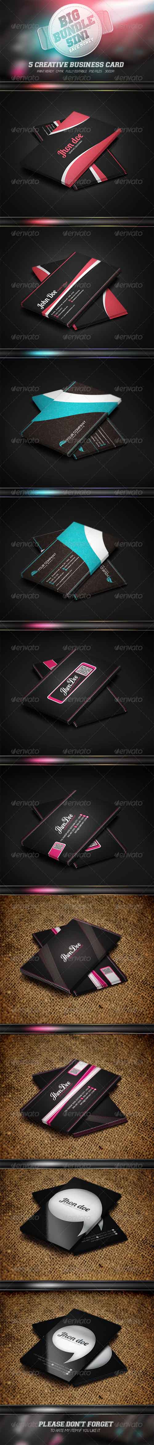 Creative Business Card Big Bundel 5in1 5927290