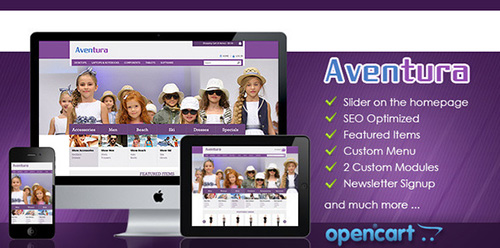 ThemeForest - Aventura OpenCart 1.5.3 and 1.5.4.1 - eCommerce Theme ThemeForest - Aventura OpenCart 1.5.3 and 1.5.4.1 - eCommerce Theme