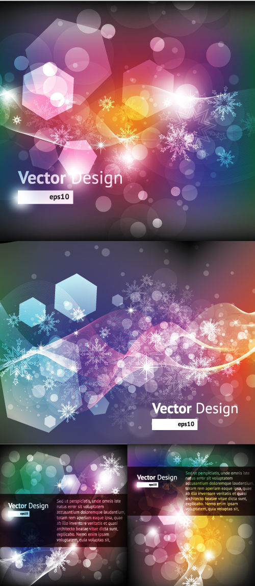 Abstract Christmas background