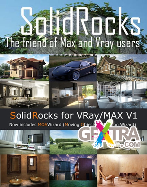 SolidRocks v1.2.4 for 3ds Max 2012 - 2013 - Win64