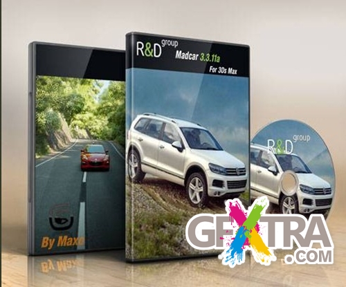 Madcar 3.3.11a For 3Ds Max 2008 – 2013 Madcar 3.3.11a For 3Ds Max 2008 – 2013