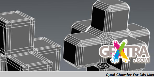 Quad Chamfer Modifier for 3DS Max v1.1.3 Quad Chamfer Modifier for 3DS Max v1.1.3