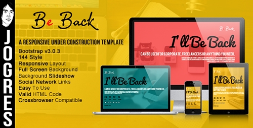 ThemeForest - Be Back - Responsive Under Construction Theme - FULL ThemeForest - Be Back - Responsive Under Construction Theme - FULL