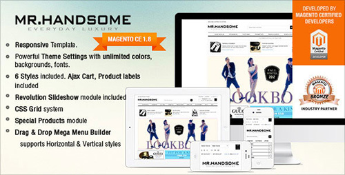 ThemeForest - Responsive Magento Theme - Gala Mr.Handsome v1.3 ThemeForest - Responsive Magento Theme - Gala Mr.Handsome v1.3