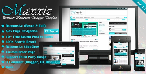 ThemeForest - Maxxiz v1.30 - Responsive Magazine/News Blogger Template ThemeForest - Maxxiz v1.30 - Responsive Magazine/News Blogger Template